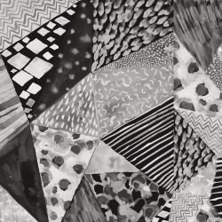 artistic expressions painterly patchwork graphic