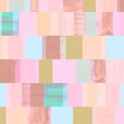 bush blossoms patchwork plaid mother of pearl