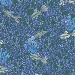 ocean life coral garden cerulean