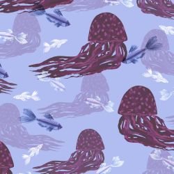 ocean life jelly fishy jacaranda