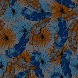 fronds falling fronds dusk