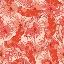 fronds falling fronds flame