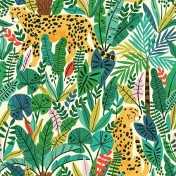 fabulous florals peeking cheetah grass