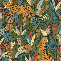 fabulous florals peeking cheetah safari