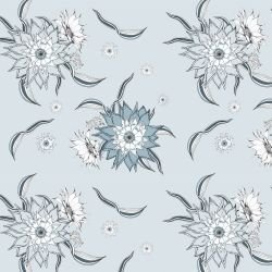 australian summer garden field of flowers indigo