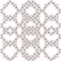 australian summer garden flower chains sepia