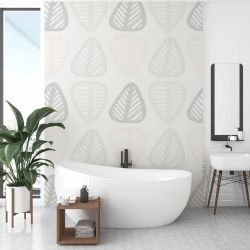 scandi stories concept bathroom wallpaper