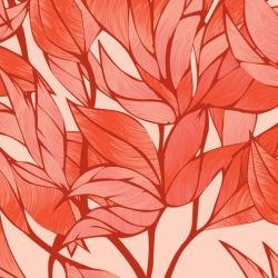 fronds intertwined flame detail