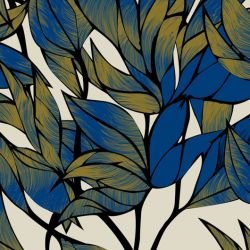 fronds intertwined shimmer detail