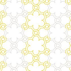 arabesque strapwork mustard mist white