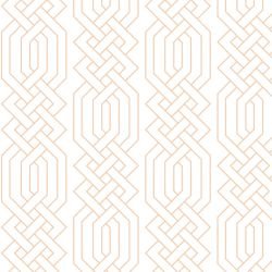 arabesque latticework peach white