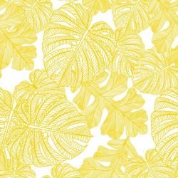 fronds silhouette monsteria mix mustard white white 