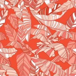 fronds striped palm flame