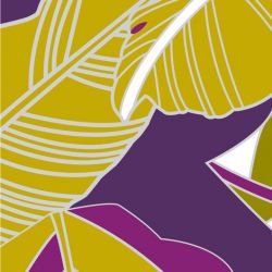 fronds striped palm royal detail