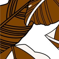 fronds striped palm safari detail