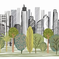 city skylines green park