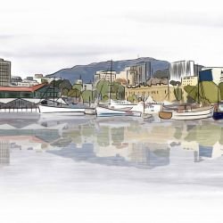 city skylines hobart skyline 