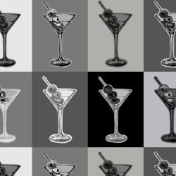 pop art martini glass marisol 