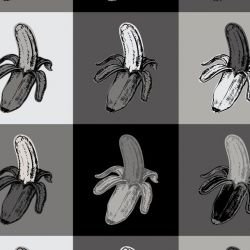 pop art banana peeled marisol