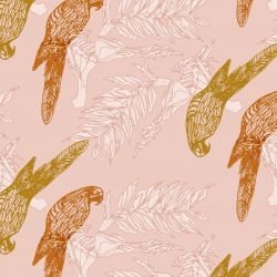 winter garden twigy birds