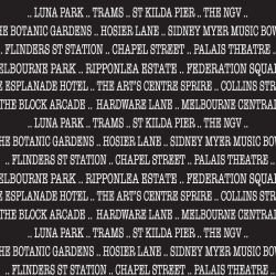 tram scrolls southside landmarks white font