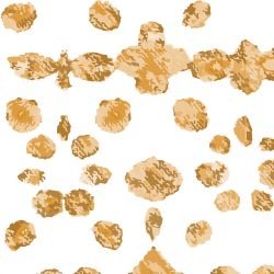 australian summer garden ink and water orange detail