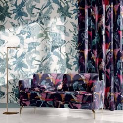 darwinian concept wallpaper curtain and upholstery