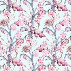 jungle chic silky leaf sky