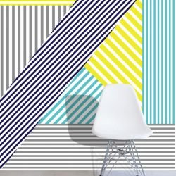 graphic murals lineal kikki