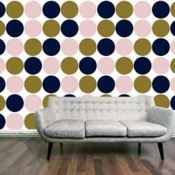 graphic murals orbit retro modern