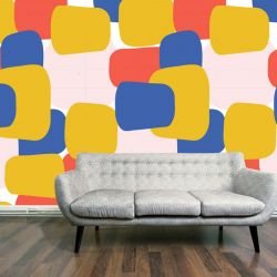 graphic murals pallete bright sky
