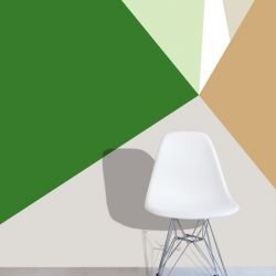 graphic murals reflection industrial eclectic