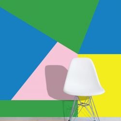 graphic murals shapes lolly