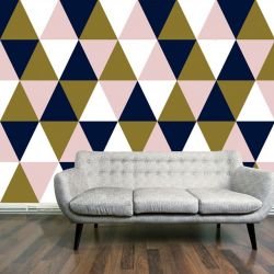 graphic murals solitaire retro modern