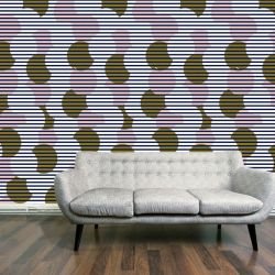 graphic murals sunsets storm retro modern