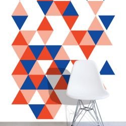 graphic murals tumbling triangle summer fruits