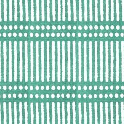 indian block prints dash dot emerald  