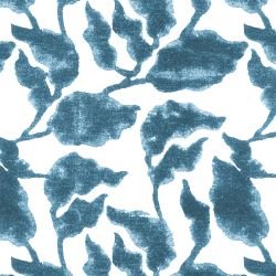 indian block prints flores blue  