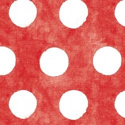 indian block prints polka paprika  