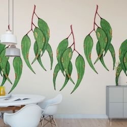 native waltz paintedgumleavesmural eggshell