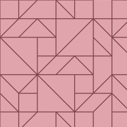 whispering lines triangle harmony cerise