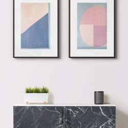 abstract atmospheres geo abstraction pastel concept