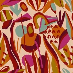 abstract jungle landscape art sugar