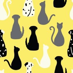 animated animals cats and dogs spring