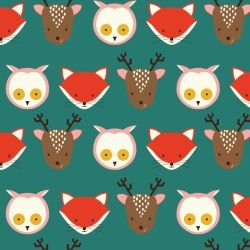 animated animals forest friends spring