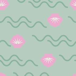 animated animals waves autumn