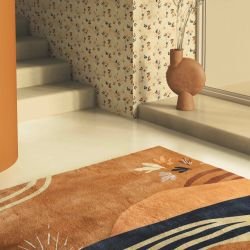 aromatic abstractions concept rug and wallpaper