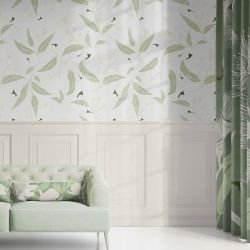 australian natives concept curtain wallpaper and cushions