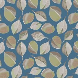 australian wildflowers falling leaves blue