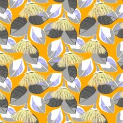 australian wildflowers silver eucalyptus mustard